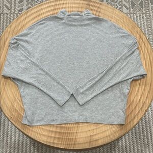 Gray Women's Long Sleeve Top